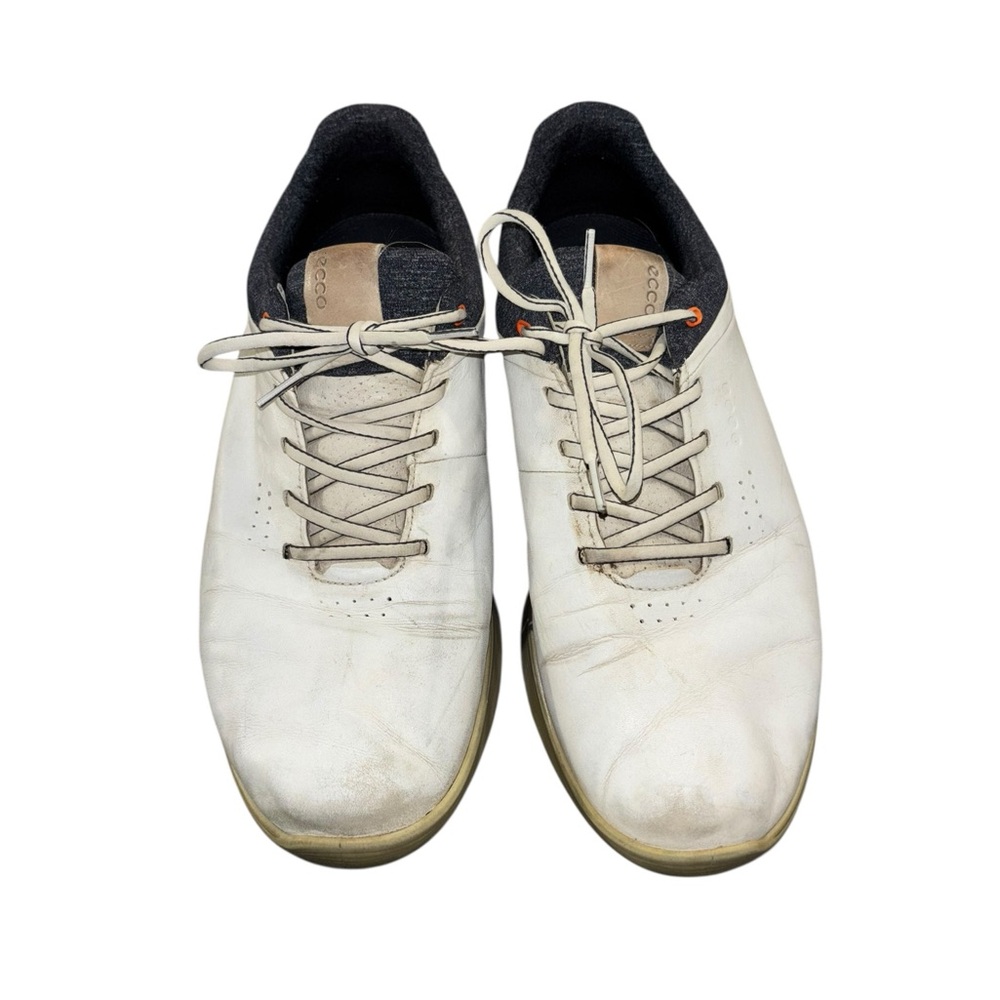 ECCO S-Three S3 Gore Tex GTX White Blue Golf Shoe Sneaker EU 47 US 13 - Picture 3 of 8